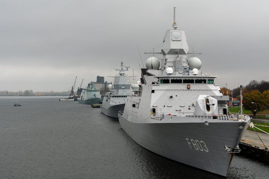 Koninklijke Marine Warships Moored in the Harbor 